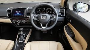 Honda City latest model interior dashboard infotainment and seating