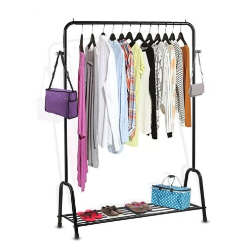 Clothes hanging & shoes rack