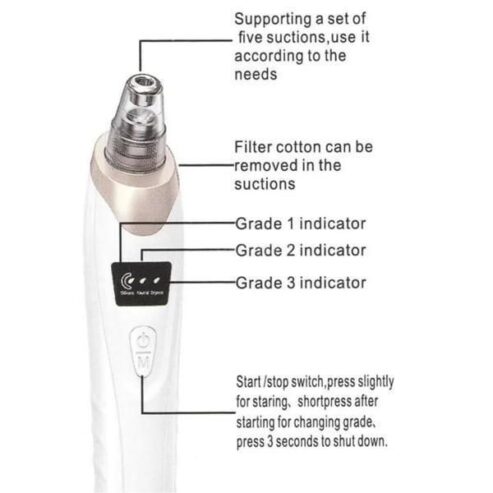 Black heads removing tool