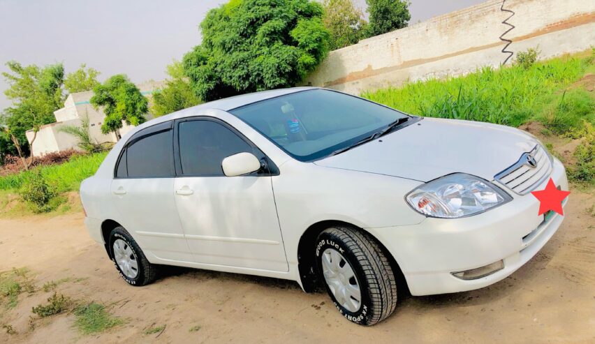 X Corolla 2002/2017 registered.. demand 3150