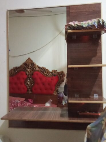 Wood furniture almari kitchen cabinets wall mirror tv rack etc