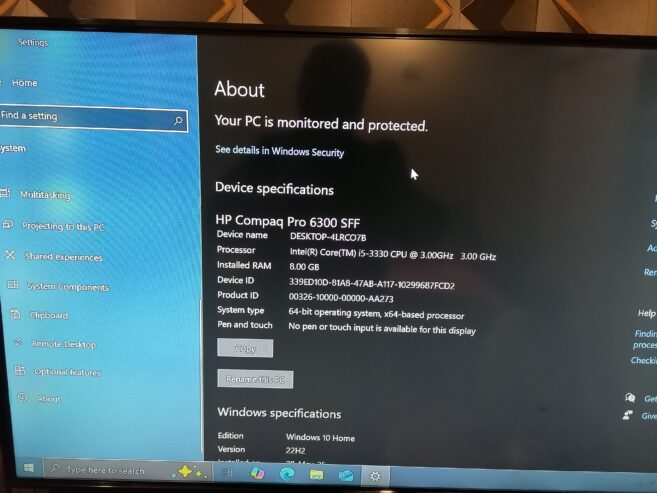 Hp core i5 2nd generation pc