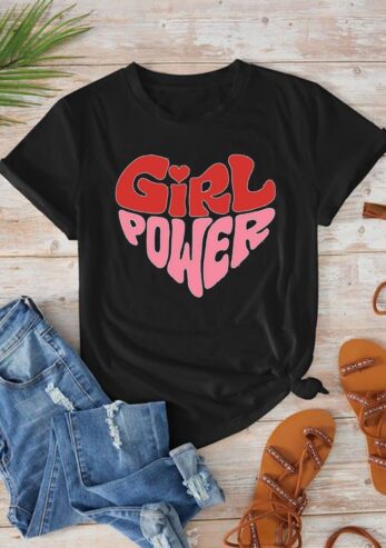 Trending stylish new design printed t shirt for women