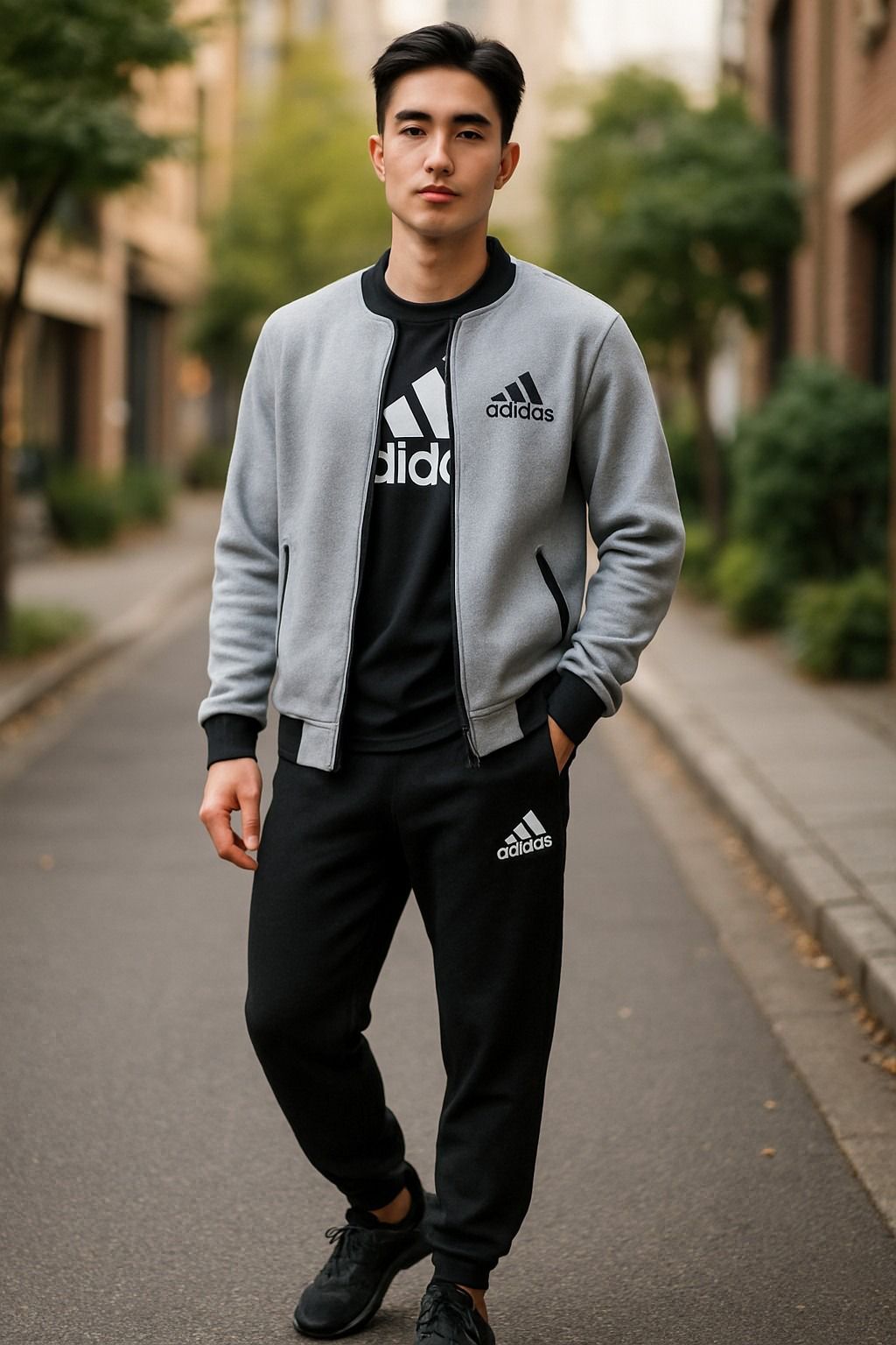Stylish Winter 3-Piece Track Suits 🥶 | Jacket + T-Shirt + Trouser | Sizes M, L & XL | Premium Fabric –