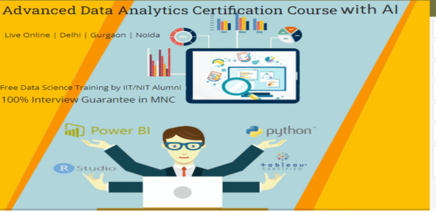 Updated Data Analyst Course with AI in Noida of “SLA Consultants Noida” is Updated Training Program for 2025-2026 Jobs