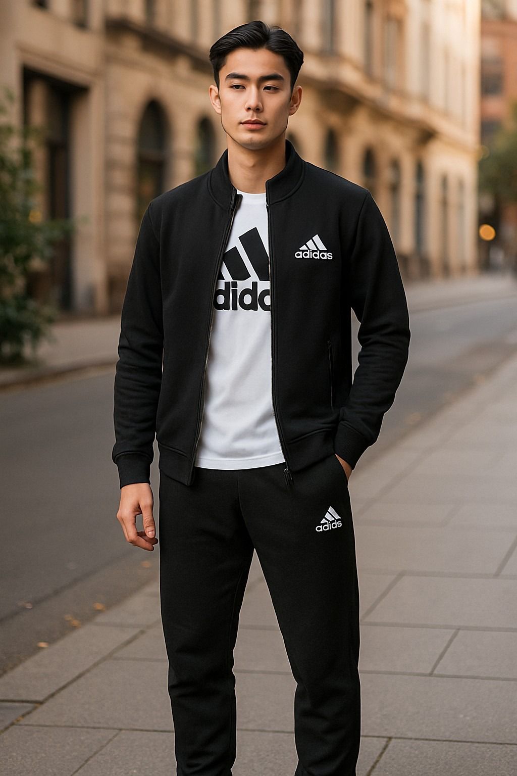 Stylish Winter 3-Piece Track Suits 🥶 | Jacket + T-Shirt + Trouser | Sizes M, L & XL | Premium Fabric –